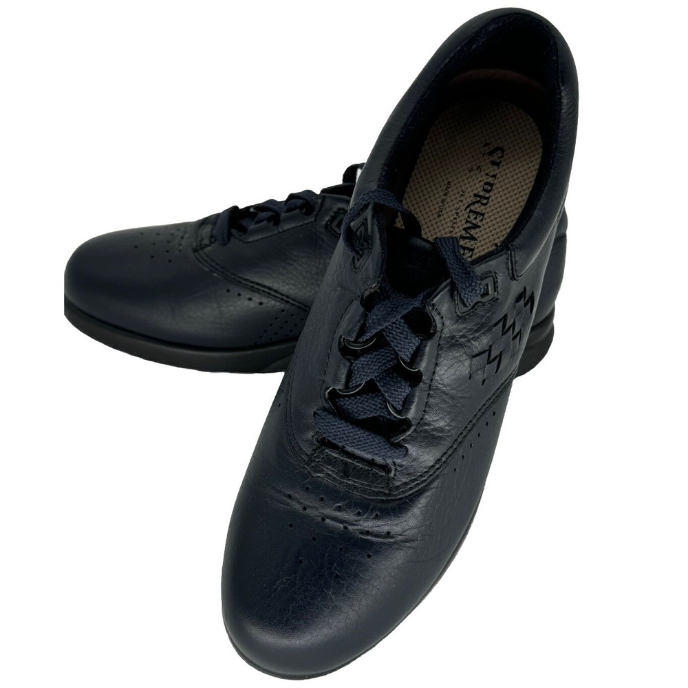 Supremes By SoftSpots Navy Climate Control Comfort Shoes Womens Size 8.5 N
